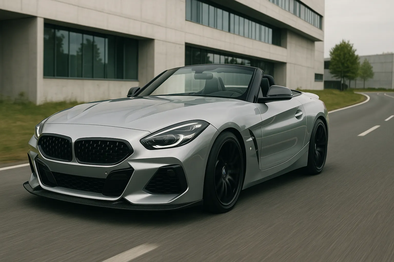 Bovensiepen Spider auf BMW-Z4-Basis als offener Roadster mit Ducktail-Heckspoiler und 20-Zoll-Schmiederädern