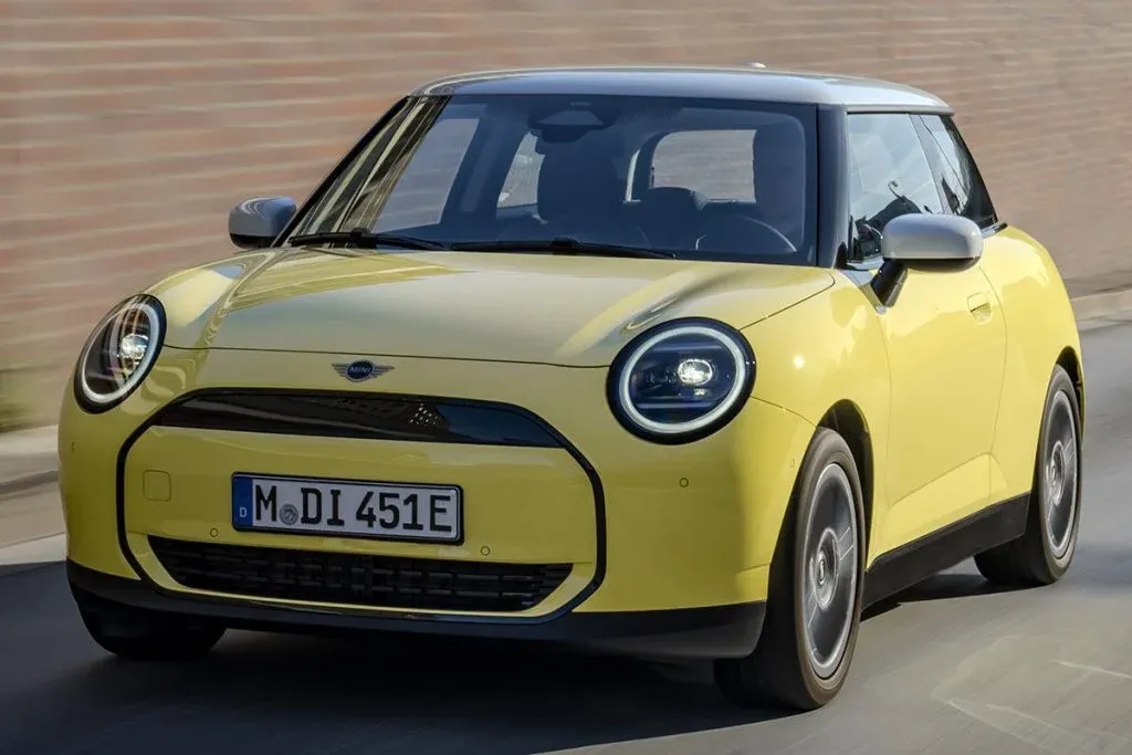 MINI Cooper Paul Smith Edition 2026 driving on a British country road